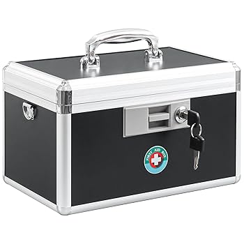 Amazon.com: KYODOLED Medication Lock Box with Key, Medicine